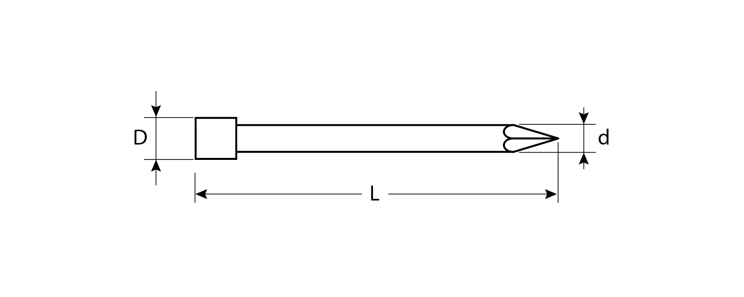 ЗУБР 25 x 1.4 мм, 5 кг, венге финишные гвозди, Профессионал (305370-14-25)