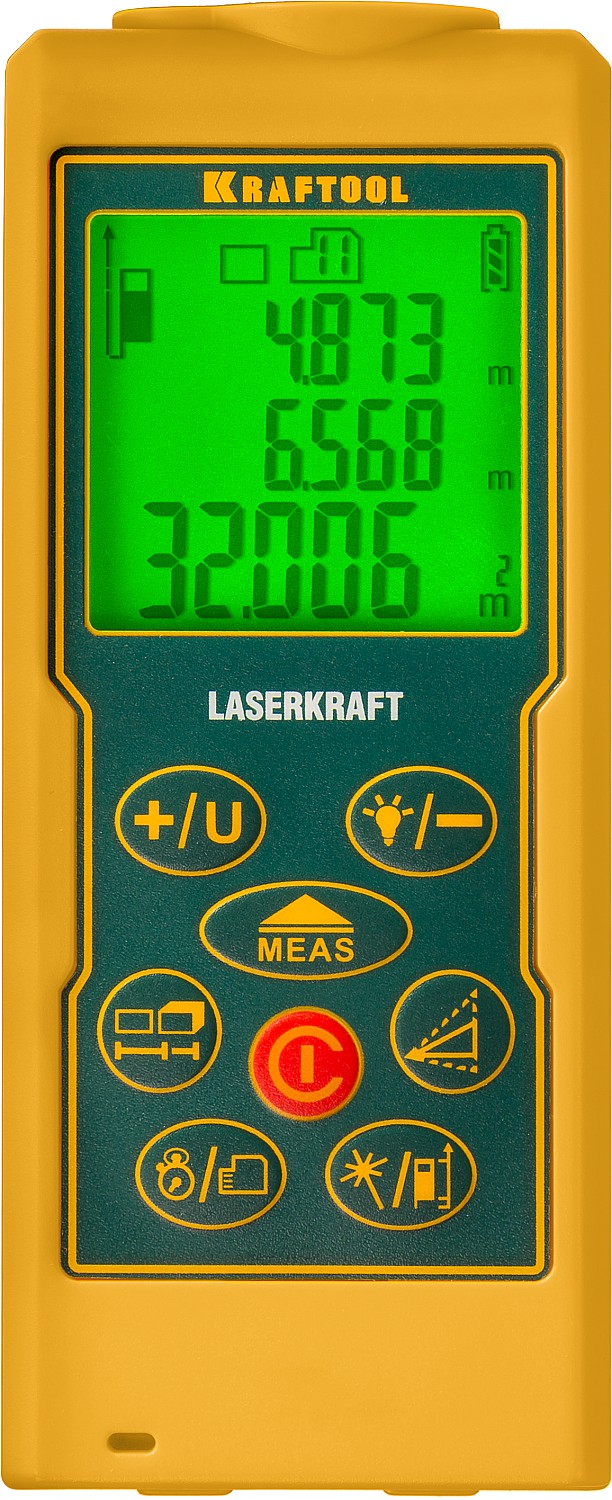 KRAFTOOL Laser-Kraft, 5 см — 70 м, лазерный дальномер (34760)