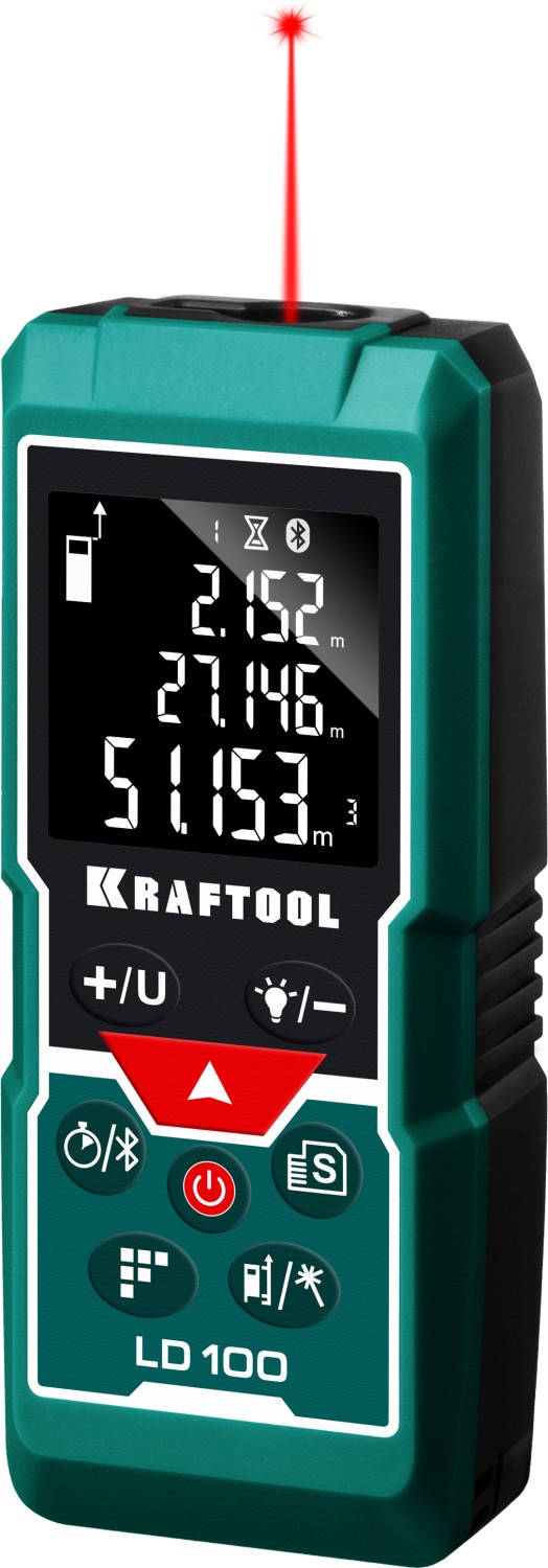 KRAFTOOL LD-100, 5 см — 100 м, лазерный дальномер (34765)