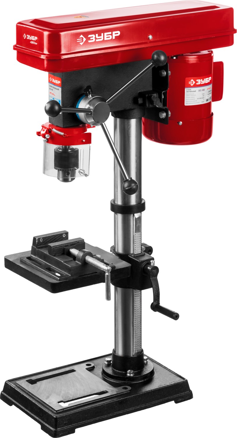 ЗУБР 450 Вт, 16 мм, вертикально — сверлильный станок (ЗСС-450)