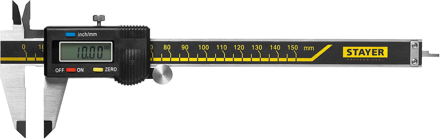 STAYER 150 мм, электронный штангенциркуль, Professional (34410-150)