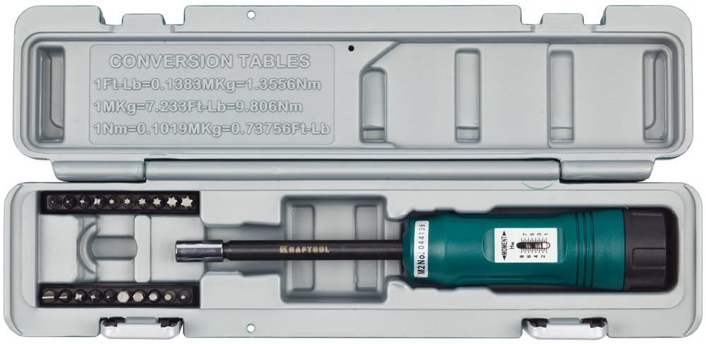 KRAFTOOL 1 — 8 Нм, динамометрическая отвертка (64030)
