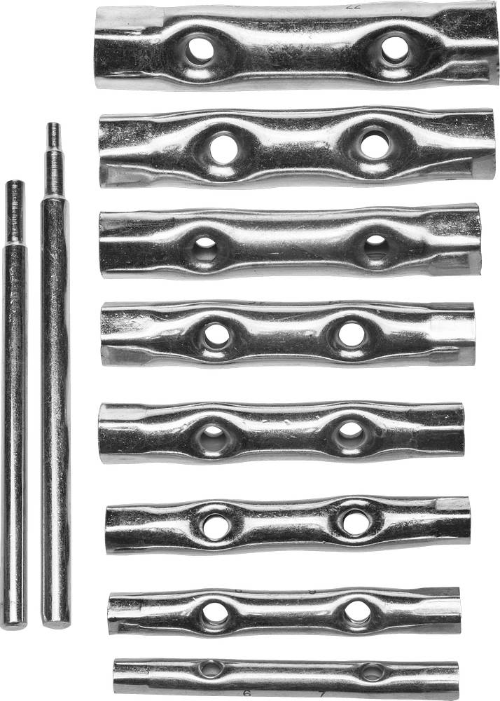 DEXX 10 предметов, 6 — 22 мм, набор трубчатых ключей (27192-H10)