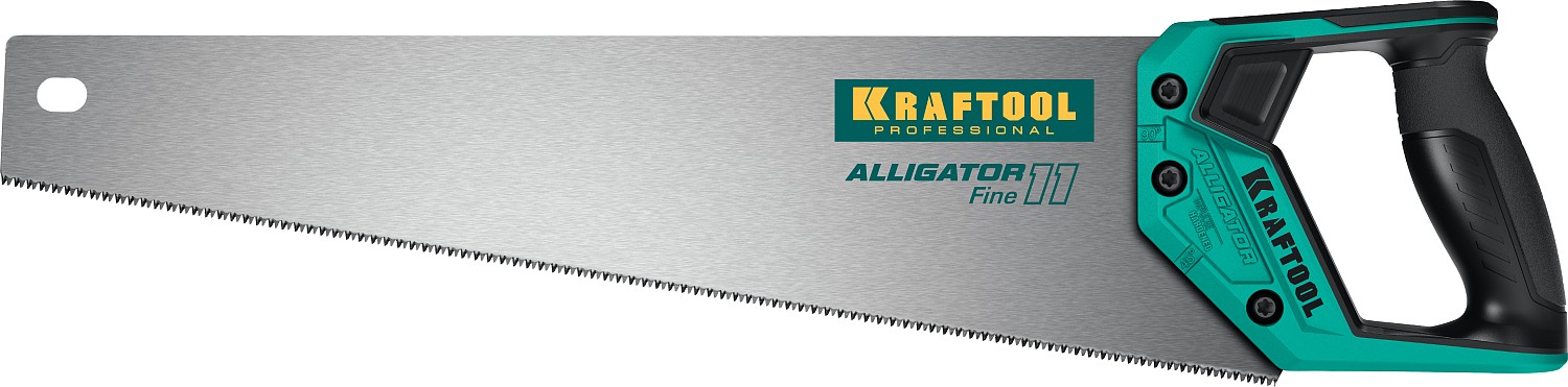 KRAFTOOL Alligator Fine 11, 450 мм, ножовка для точного реза (15203-45)