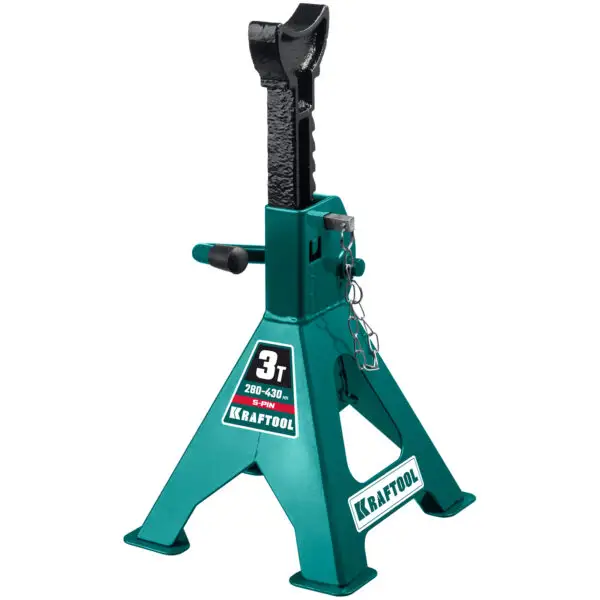 KRAFTOOL S-PIN, 3 т, 280 - 430 мм, усиленная страховочная подставка со штифтом (43465-3) — изображение 4