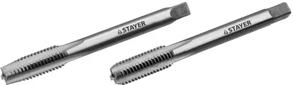 STAYER M8 х 1.25, 2 шт, комплект метчиков (28025-08-1.25-H2) — изображение 3