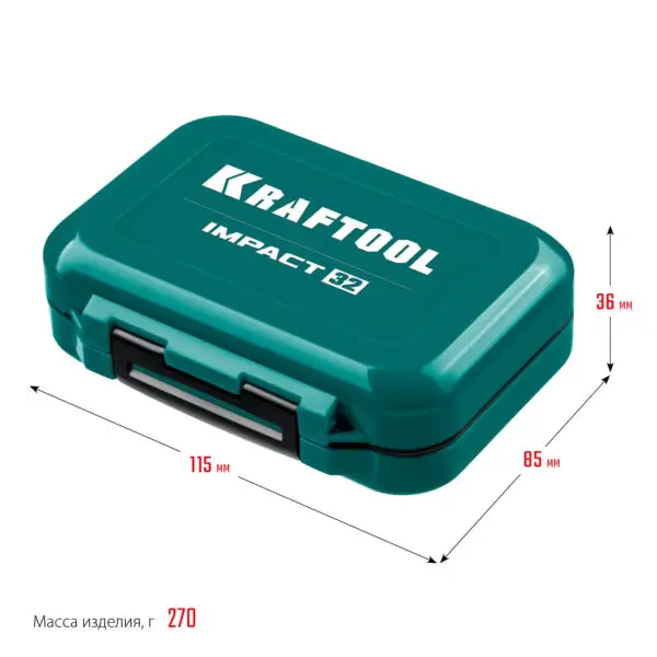 KRAFTOOL Impact-32, 32 шт, набор ударных бит (26066-H32) — изображение 10