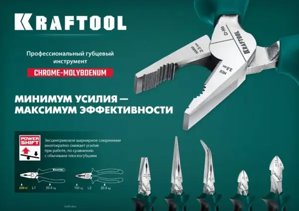 KRAFTOOL 160 мм, бокорезы (22011-5-16) — изображение 7