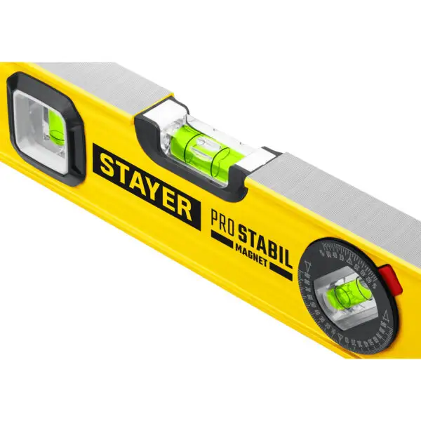 STAYER PRO STABIL, 800 мм, усиленный профиль, магнитный уровень с поворотным глазком, Professional (3480-080) — изображение 6