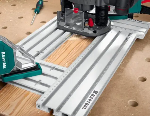 KRAFTOOL KRAFTFLEX MFS-200-400 мм, 4шт, Шаблон фрезерный в комплекте с 2 упорами (32807) — изображение 2
