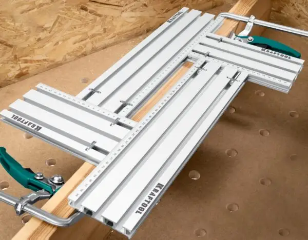 KRAFTOOL KRAFTFLEX MFS-200-400 мм, 4шт, Шаблон фрезерный в комплекте с 2 упорами (32807) — изображение 3