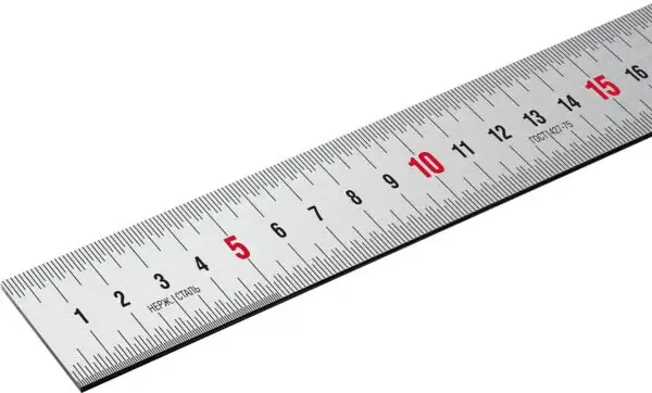 ЗУБР Про-15, длина 0.15 м, усиленная нержавеющая линейка, Профессионал (34280-015) — изображение 2