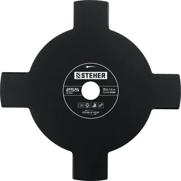STEHER TB-4, 255 мм, 4T, нож для триммера (75135)