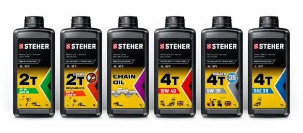 STEHER 2T-M, 1 л, минеральное масло для 2-тактных двигателей (76001-1) — изображение 2