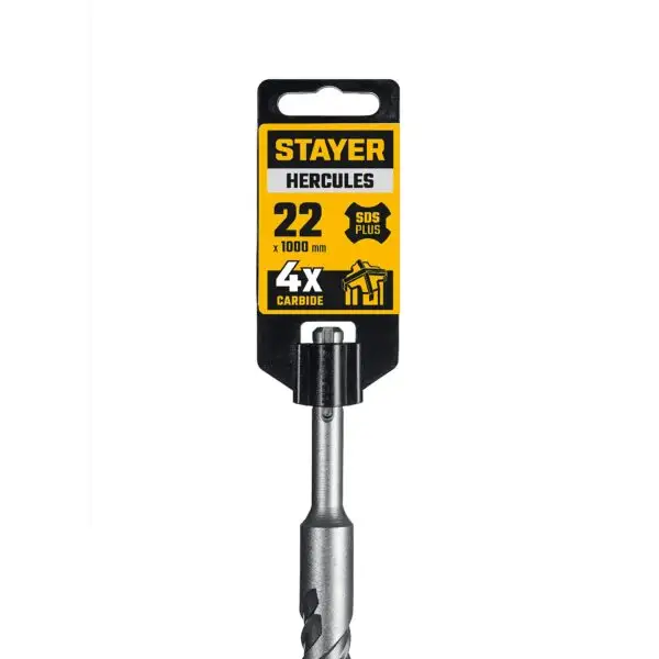 STAYER HERCULES-4Х 22x1000 мм, SDS-plus бур (29290-1000-22) — изображение 2