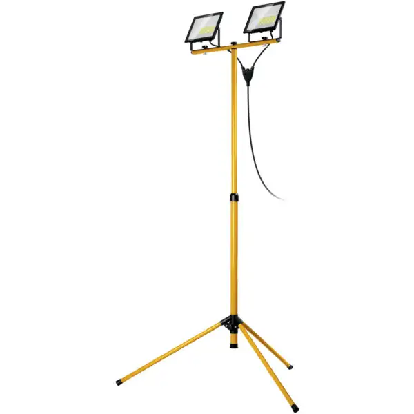 STAYER LED-MAX, 2 х 50 Вт, 6500 К, IP 65, 1.6 м, светодиодные прожекторы на штативе (56925-2-50) — изображение 5