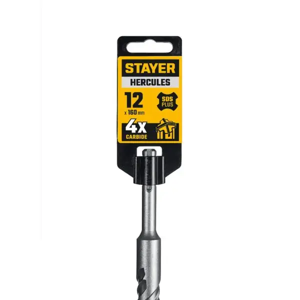 STAYER HERCULES-4Х 12x160 мм, SDS-plus бур (29290-160-12) — изображение 2
