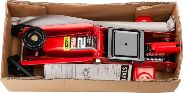 STAYER R-22 RED FORCE, 2 т, 125 - 320 мм, подкатной домкрат для легковых а/м, Professional (43152-2) — изображение 18