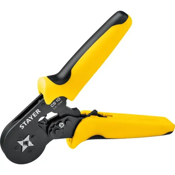 STAYER CS-10, 0.25 - 10 мм2, мультидиапазонные пресс-клещи с квадратным профилем для втулочных наконечников, Professional (44447) — изображение 10