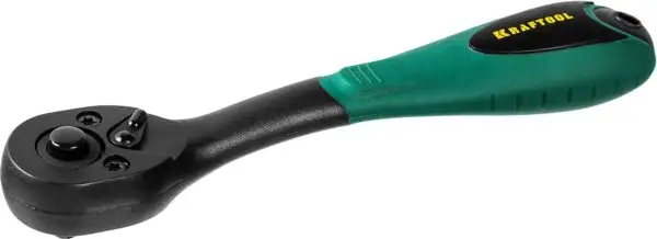 KRAFTOOL 1/4″, 72 зубца, пластиковое покрытие, трещотка для торцовых головок (27796-1/4) — изображение 7