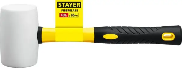 STAYER 450 г, белая, резиновая киянка, Professional (20533-450) — изображение 4