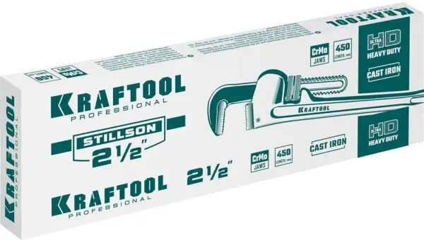 KRAFTOOL STILLSON, 2.5″, 450 мм, трубный разводной ключ (2727-45) — изображение 8