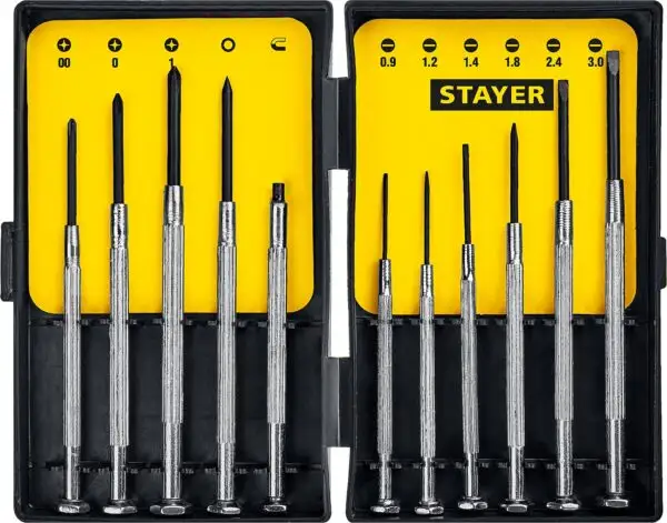 STAYER 11 предм., часовые отвертки (2560-H11) — изображение 3