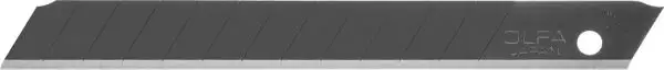 OLFA EXCEL BLACK, 9 х 80 х 0.38 мм, 10 шт, сегментированные лезвия (OL-ABB-10B)