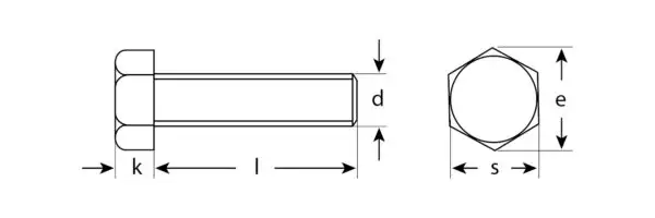 ЗУБР ГОСТ 7798-70, кл. пр. 5.8, M8 х 65 мм, цинк, 5 кг, болт (303080-08-065) — изображение 3
