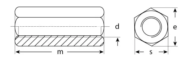 ЗУБР DIN 6334, M6, цинк, 5 кг, переходная гайка (303750-06) — изображение 7