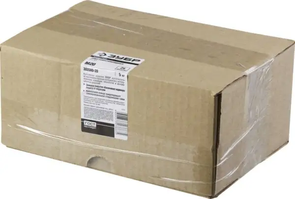 ЗУБР DIN 985, кл. пр. 6, M20, цинк, 5 кг, самостопорящаяся гайка с нейлоновым кольцом (303580-20) — изображение 6
