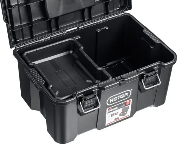 KETER STACKNROLL, 525 х 345 х 260 мм, (21″), пластиковый ящик с крышкой (38398) — изображение 12