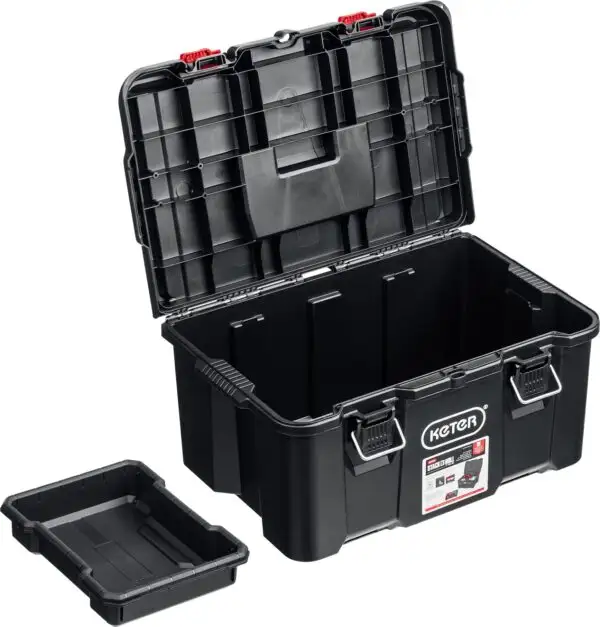 KETER STACKNROLL, 525 х 345 х 260 мм, (21″), пластиковый ящик с крышкой (38398) — изображение 14