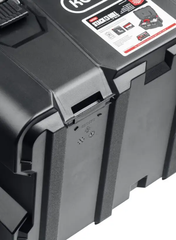 KETER STACKNROLL, 525 х 345 х 260 мм, (21″), пластиковый ящик с крышкой (38398) — изображение 15