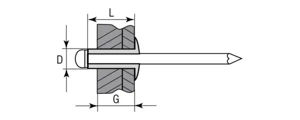 KRAFTOOL Steel, 4.8 x 20 мм, 500 шт, стальные заклепки (311703-48-20) — изображение 7