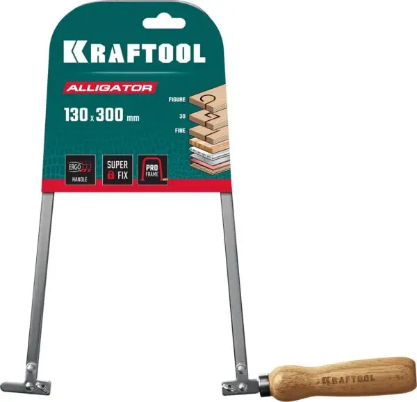 KRAFTOOL Aligator, 130 х 300 мм, ручной лобзик (15260) — изображение 9